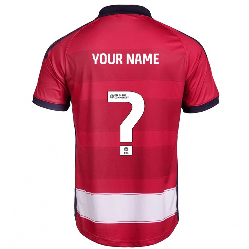 Danxen Damen Ihren Namen #0 Rot Weiß Heimtrikot Trikot 2025/26 T-Shirt Schweiz