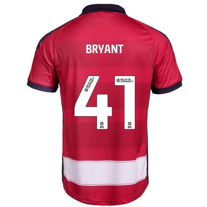 Danxen Damen Jacob Bryant #41 Rot Weiß Heimtrikot Trikot 2025/26 T-Shirt Schweiz