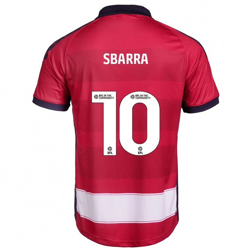 Danxen Damen Joe Sbarra #10 Rot Weiß Heimtrikot Trikot 2025/26 T-Shirt Schweiz