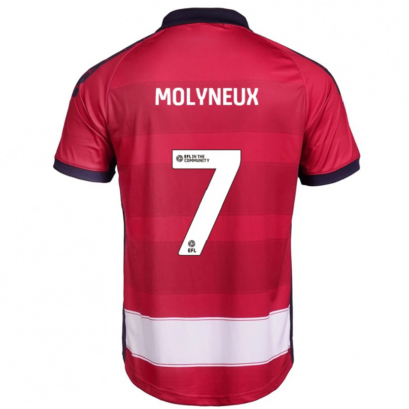 Danxen Damen Luke Molyneux #7 Rot Weiß Heimtrikot Trikot 2025/26 T-Shirt Schweiz