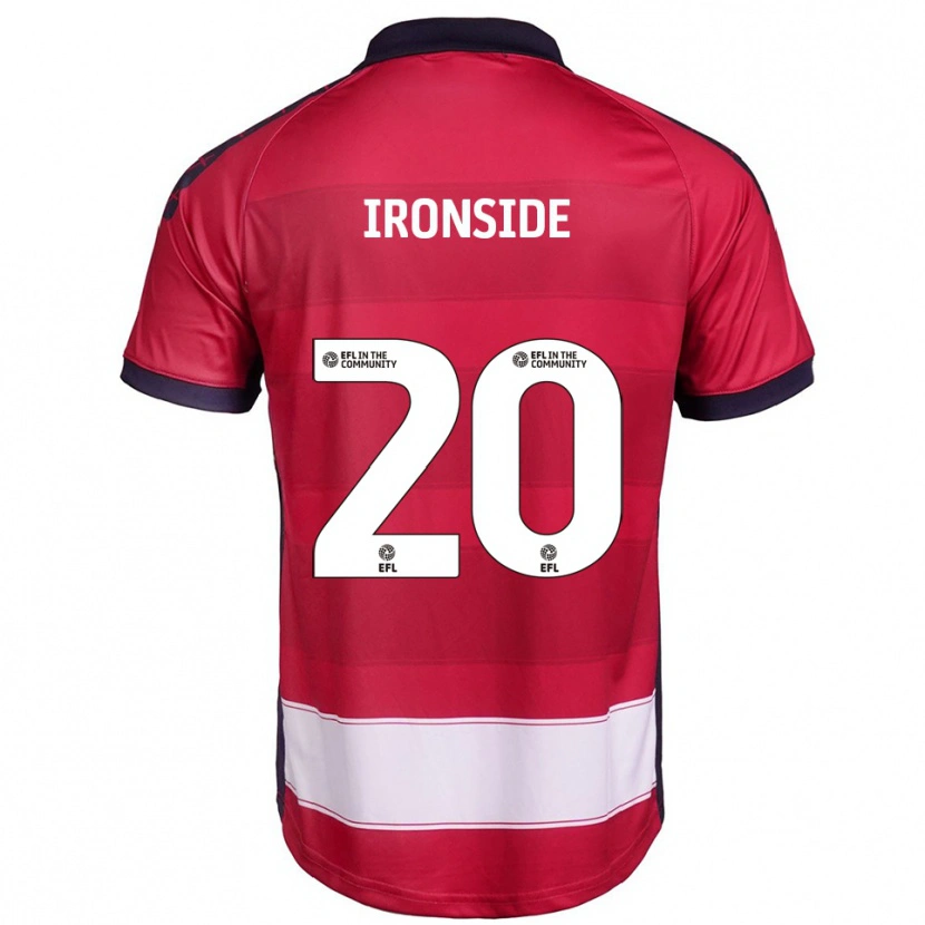 Danxen Damen Joe Ironside #20 Rot Weiß Heimtrikot Trikot 2025/26 T-Shirt Schweiz