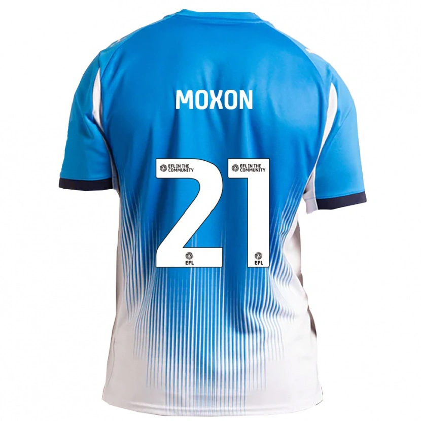 Danxen Damen Owen Moxon #21 Blau Weiß Heimtrikot Trikot 2025/26 T-Shirt Schweiz