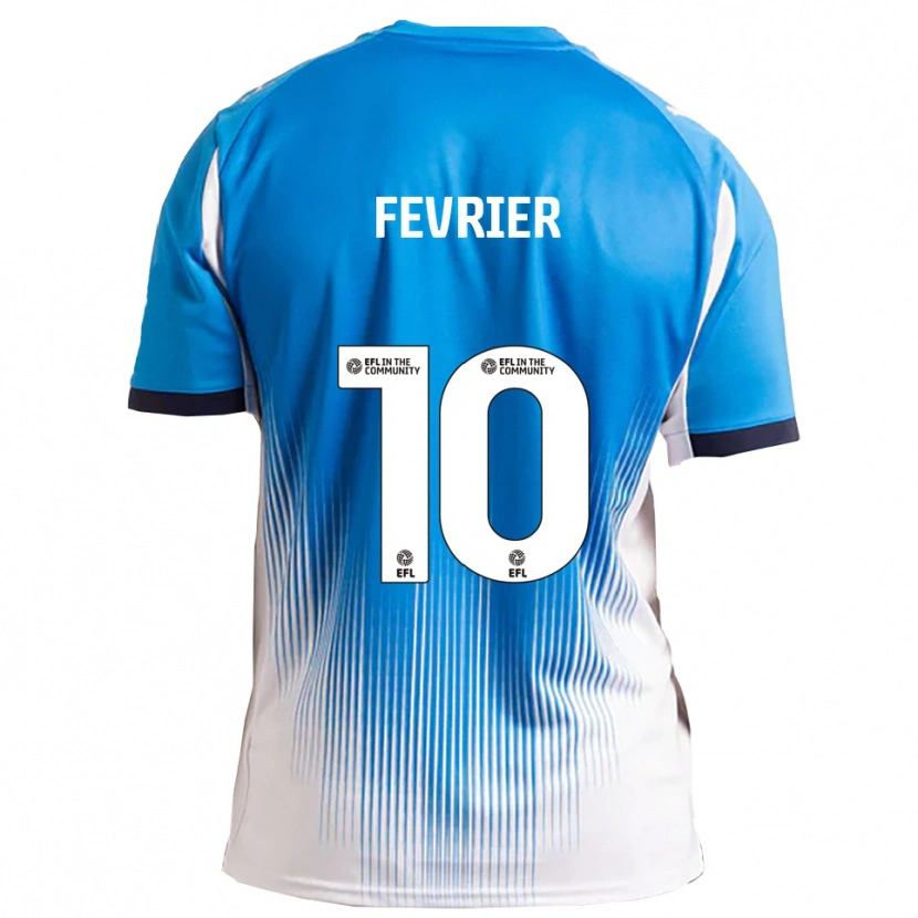 Danxen Damen Jayden Fevrier #10 Blau Weiß Heimtrikot Trikot 2025/26 T-Shirt Schweiz