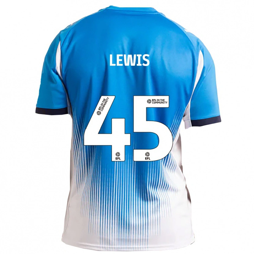 Danxen Damen Jake Lewis #45 Blau Weiß Heimtrikot Trikot 2025/26 T-Shirt Schweiz