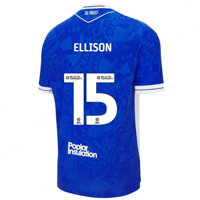 Danxen Damen Dan Ellison #15 Blau Weiß Heimtrikot Trikot 2025/26 T-Shirt Schweiz