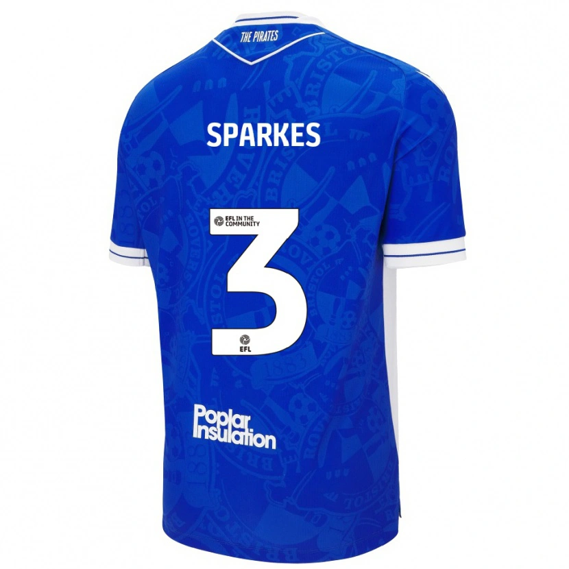 Danxen Damen Jack Sparkes #3 Blau Weiß Heimtrikot Trikot 2025/26 T-Shirt Schweiz