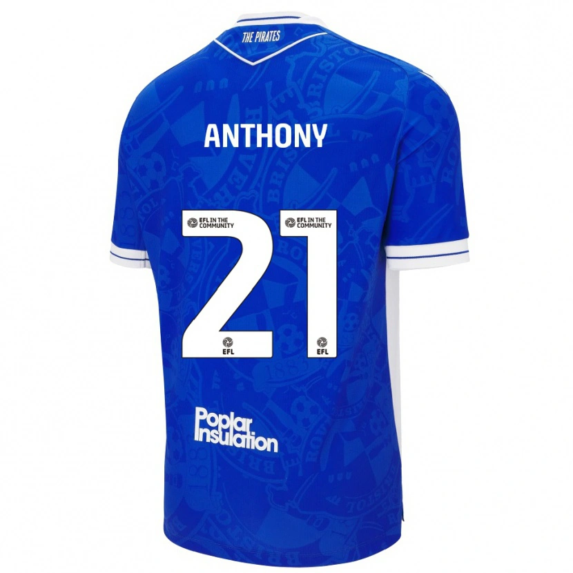 Danxen Damen Micah Anthony #21 Blau Weiß Heimtrikot Trikot 2025/26 T-Shirt Schweiz