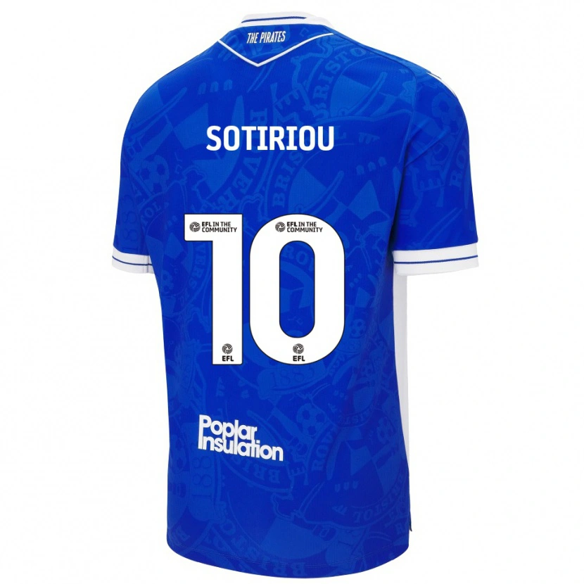 Danxen Damen Ruel Sotiriou #10 Blau Weiß Heimtrikot Trikot 2025/26 T-Shirt Schweiz