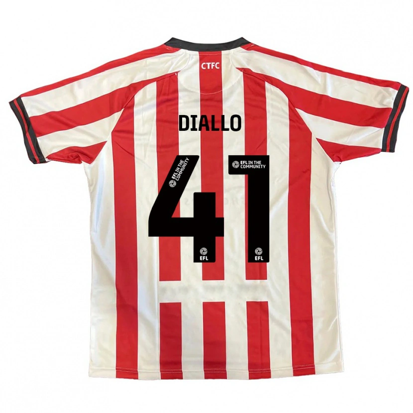 Danxen Damen Mamadou Diallo #41 Rot Weiß Schwarz Heimtrikot Trikot 2025/26 T-Shirt Schweiz