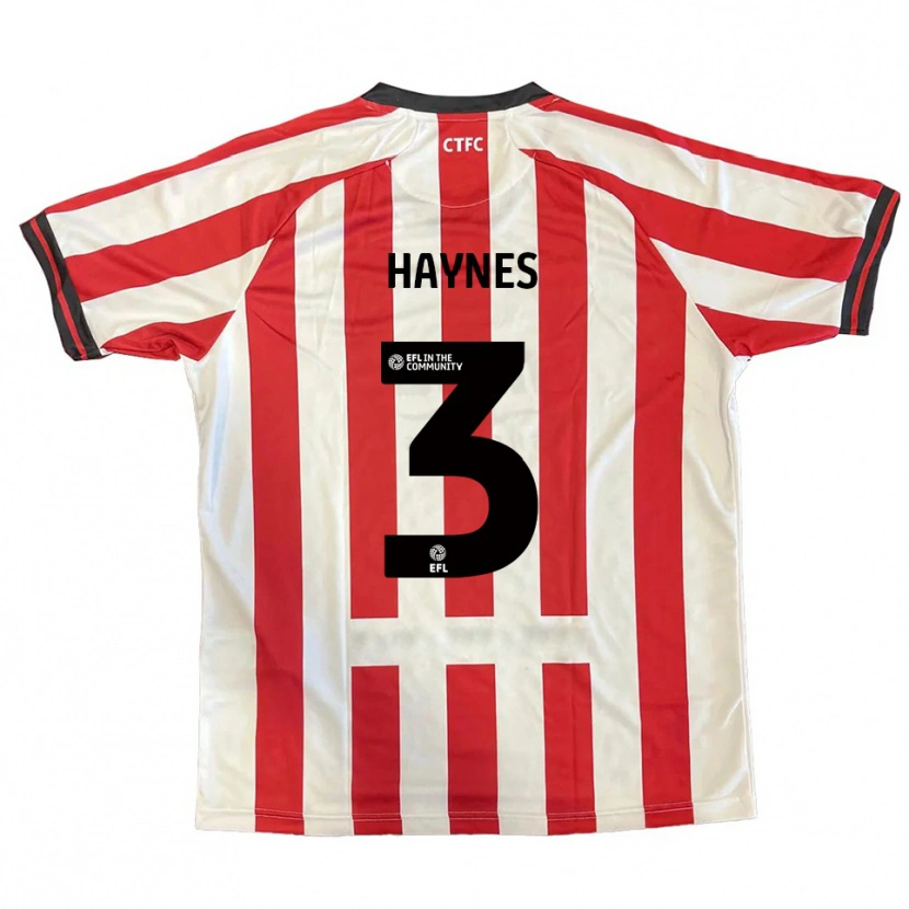 Danxen Damen Ryan Haynes #3 Rot Weiß Schwarz Heimtrikot Trikot 2025/26 T-Shirt Schweiz
