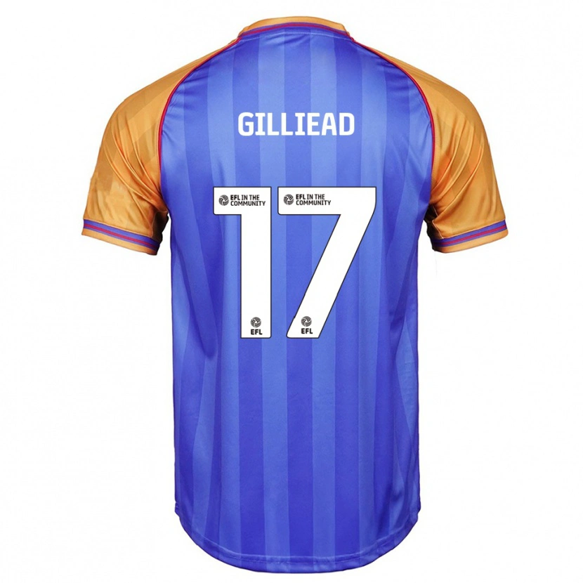 Danxen Damen Alex Gilliead #17 Blau Orange Heimtrikot Trikot 2025/26 T-Shirt Schweiz
