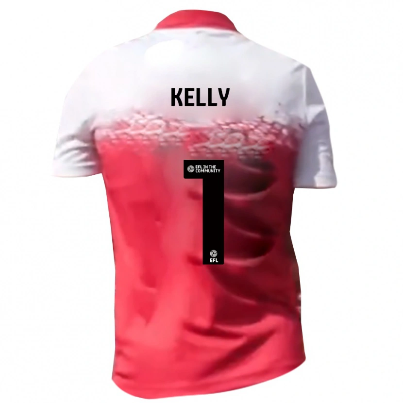Danxen Damen Michael Kelly #1 Rot Weiß Heimtrikot Trikot 2025/26 T-Shirt Schweiz