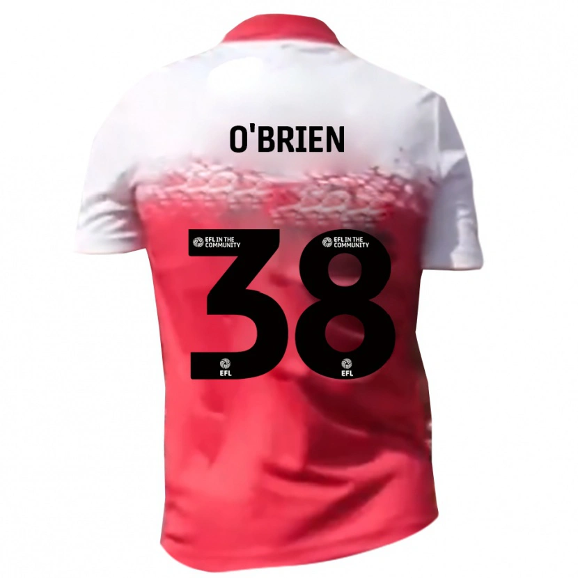 Danxen Damen Connor O'brien #38 Rot Weiß Heimtrikot Trikot 2025/26 T-Shirt Schweiz
