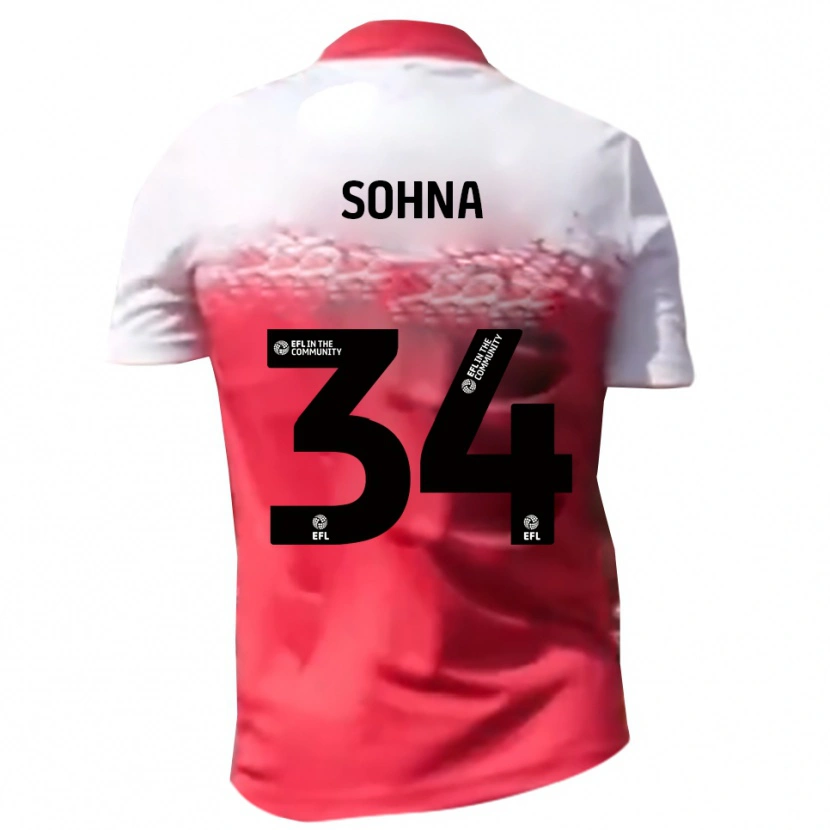 Danxen Damen Sheikh Sohna #34 Rot Weiß Heimtrikot Trikot 2025/26 T-Shirt Schweiz