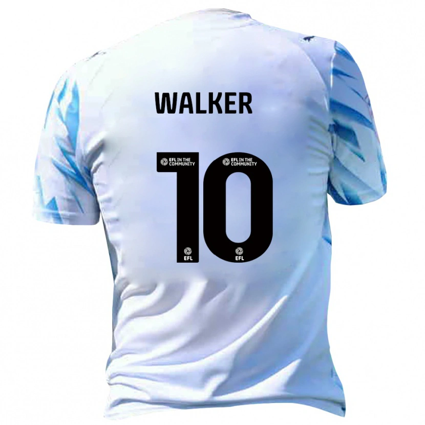 Danxen Damen Tyler Walker #10 Weiß Himmelblau Heimtrikot Trikot 2025/26 T-Shirt Schweiz