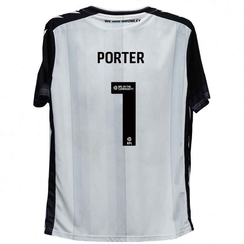 Danxen Damen George Porter #1 Weiß Schwarz Heimtrikot Trikot 2025/26 T-Shirt Schweiz