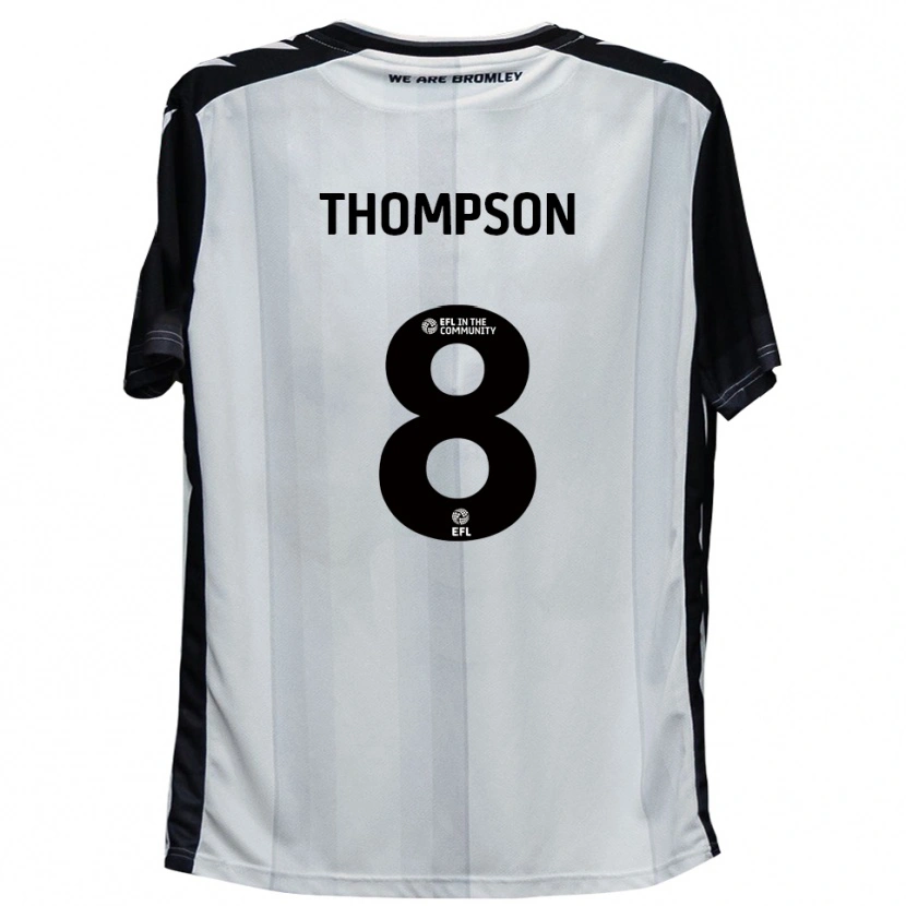Danxen Damen Ben Thompson #8 Weiß Schwarz Heimtrikot Trikot 2025/26 T-Shirt Schweiz