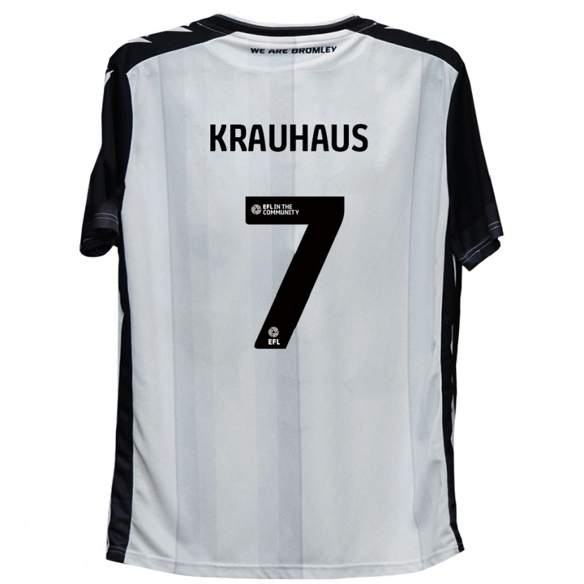Danxen Damen Ben Krauhaus #7 Weiß Schwarz Heimtrikot Trikot 2025/26 T-Shirt Schweiz