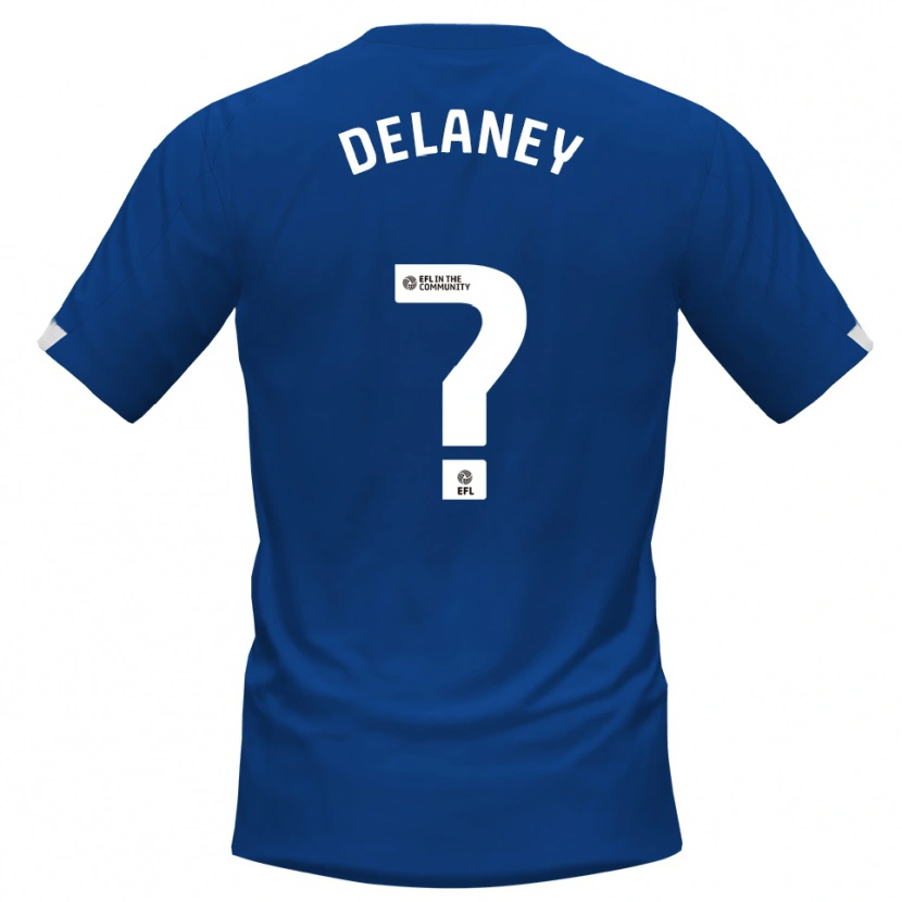 Danxen Damen Faye Delaney #0 Blau Weiß Heimtrikot Trikot 2025/26 T-Shirt Schweiz