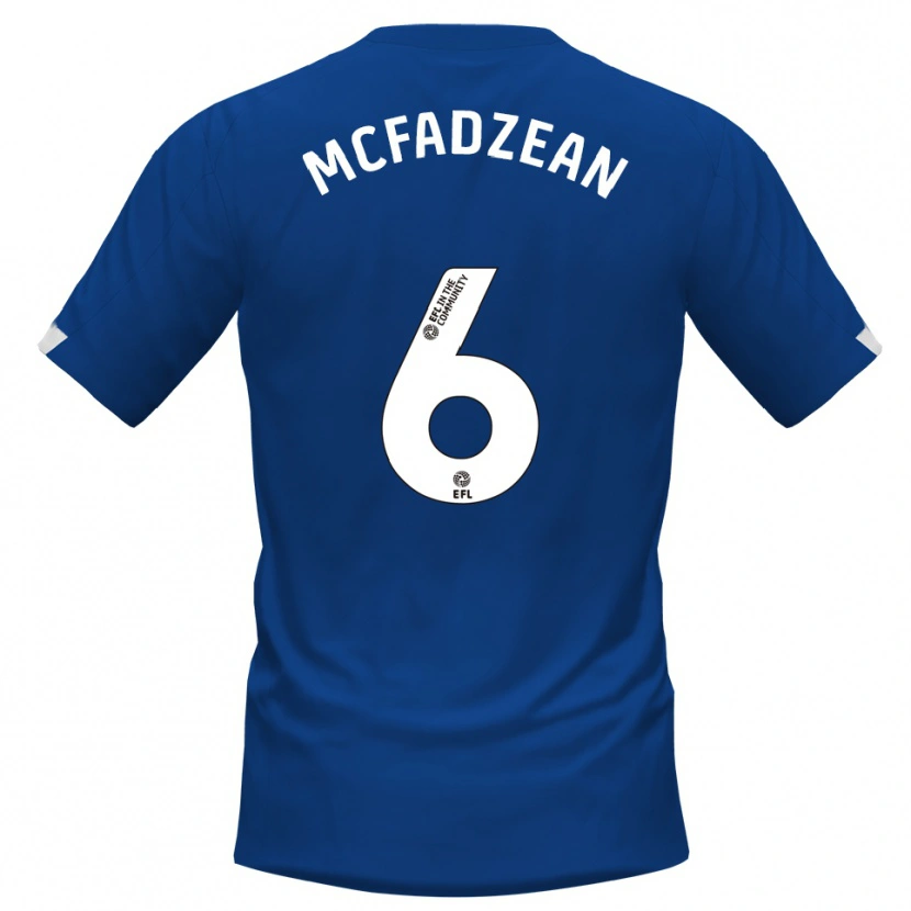 Danxen Damen Kyle Mcfadzean #6 Blau Weiß Heimtrikot Trikot 2025/26 T-Shirt Schweiz