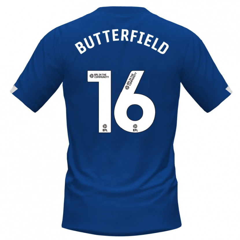 Danxen Damen Luke Butterfield #16 Blau Weiß Heimtrikot Trikot 2025/26 T-Shirt Schweiz