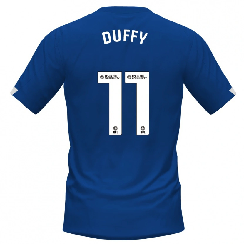 Danxen Damen Dylan Duffy #11 Blau Weiß Heimtrikot Trikot 2025/26 T-Shirt Schweiz