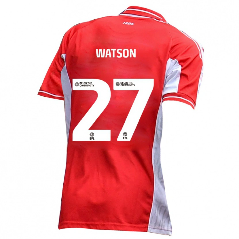 Danxen Damen Louie Watson #27 Rot Weiß Heimtrikot Trikot 2025/26 T-Shirt Schweiz