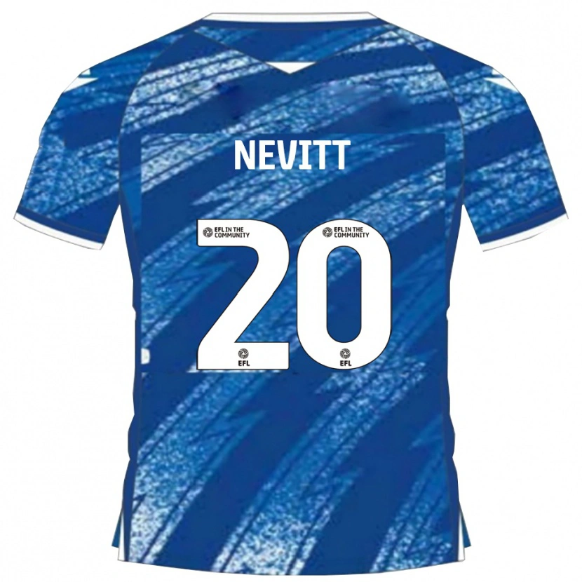 Danxen Damen Elliott Nevitt #20 Blau Weiß Heimtrikot Trikot 2025/26 T-Shirt Schweiz