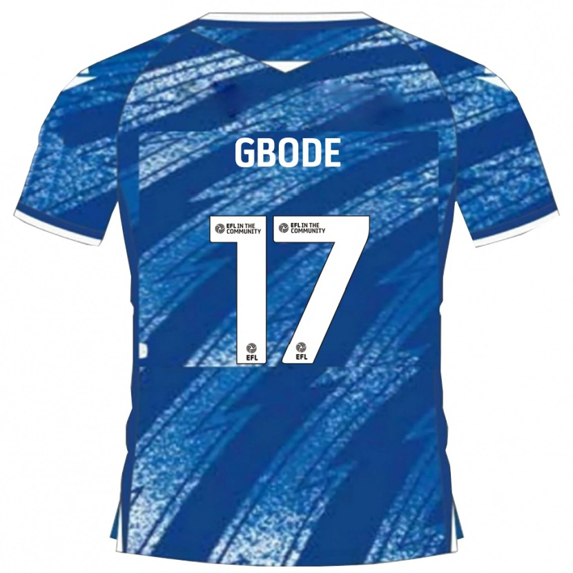 Danxen Damen Joseph Gbode #17 Blau Weiß Heimtrikot Trikot 2025/26 T-Shirt Schweiz
