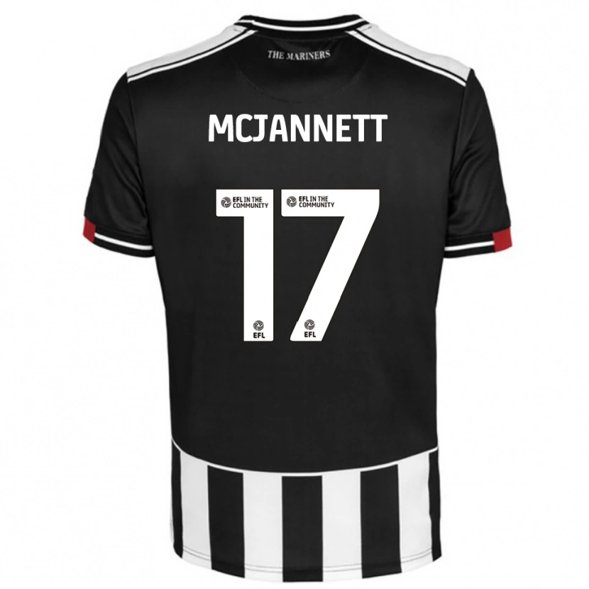 Danxen Damen Cameron Mcjannett #17 Schwarz Weiß Rot Heimtrikot Trikot 2025/26 T-Shirt Schweiz