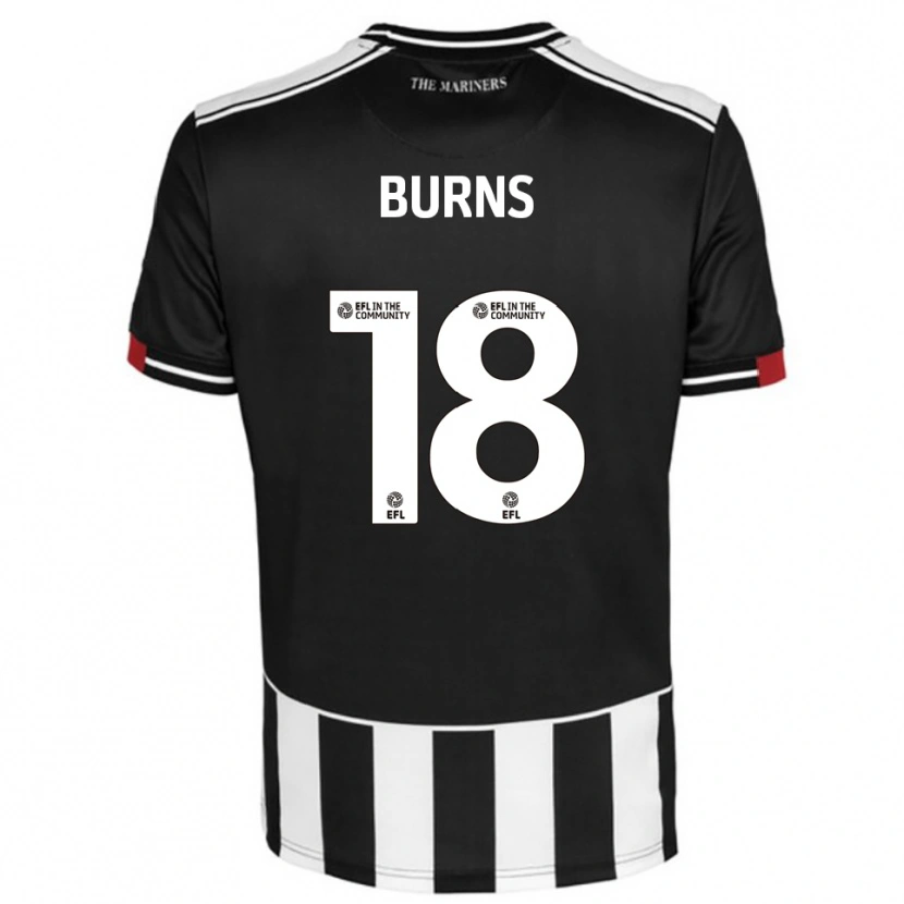 Danxen Damen Darragh Burns #18 Schwarz Weiß Rot Heimtrikot Trikot 2025/26 T-Shirt Schweiz