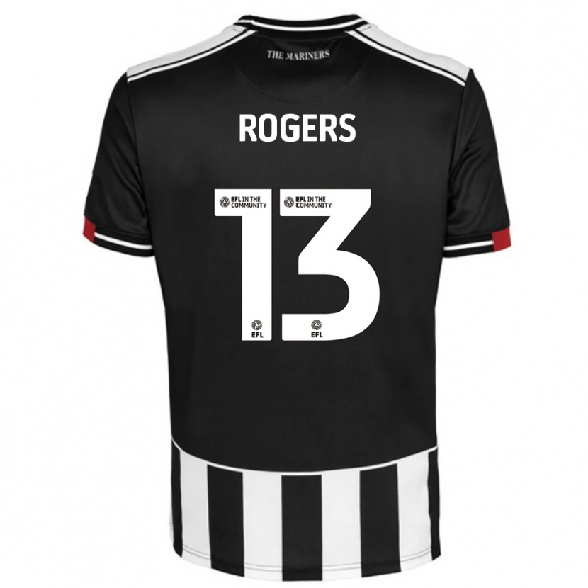 Danxen Damen Hayden Rogers #13 Schwarz Weiß Rot Heimtrikot Trikot 2025/26 T-Shirt Schweiz