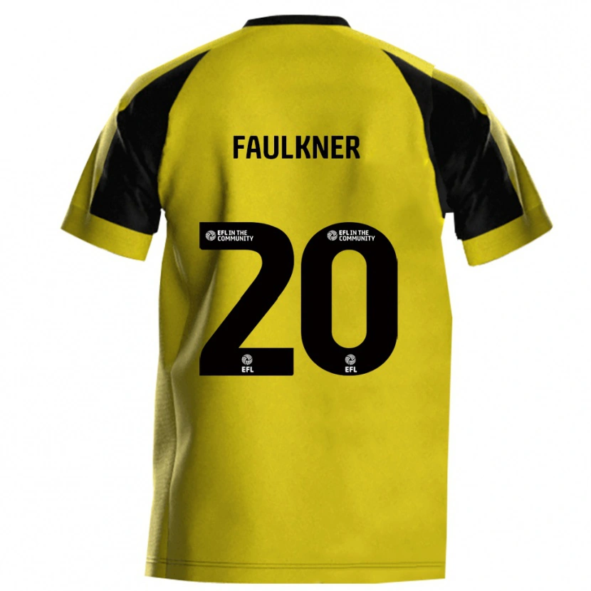 Danxen Damen Bobby Faulkner #20 Gelb Grau Heimtrikot Trikot 2025/26 T-Shirt Schweiz