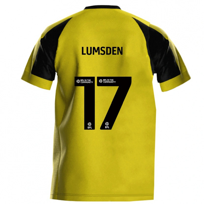 Danxen Damen Alfie Lumsden #17 Gelb Grau Heimtrikot Trikot 2025/26 T-Shirt Schweiz
