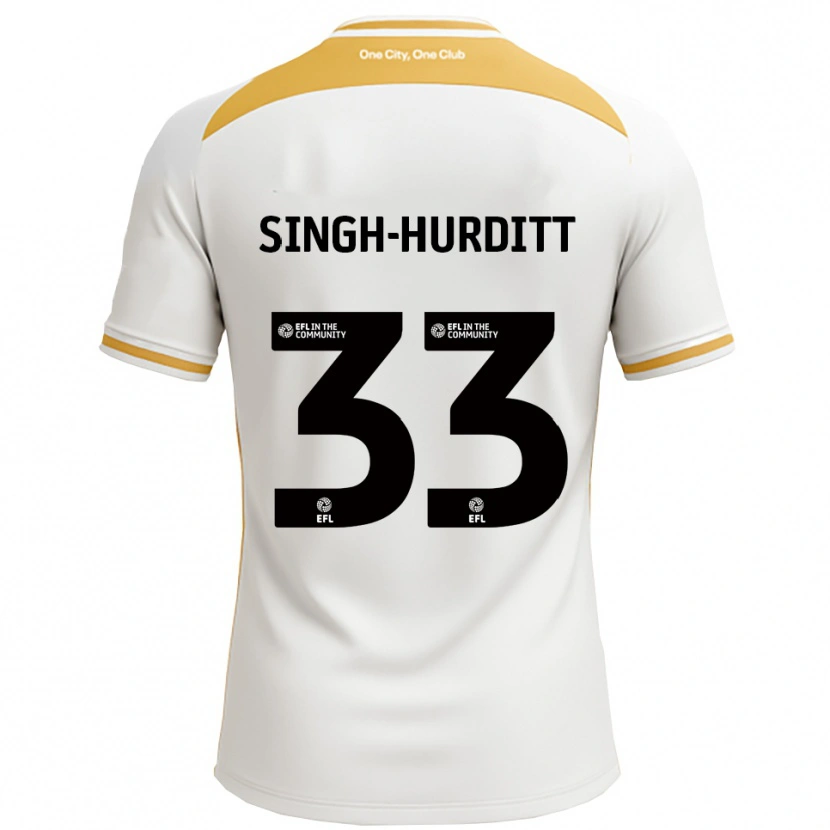 Danxen Damen Damerai Singh-Hurditt #33 Weiß Gold Heimtrikot Trikot 2025/26 T-Shirt Schweiz
