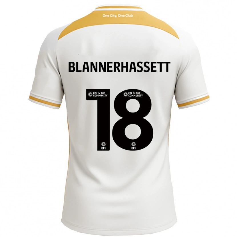 Danxen Damen Tommy Blannerhassett #18 Weiß Gold Heimtrikot Trikot 2025/26 T-Shirt Schweiz