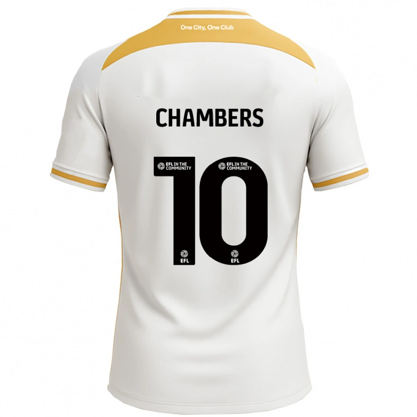 Danxen Damen T'yanna Chambers #10 Weiß Gold Heimtrikot Trikot 2025/26 T-Shirt Schweiz