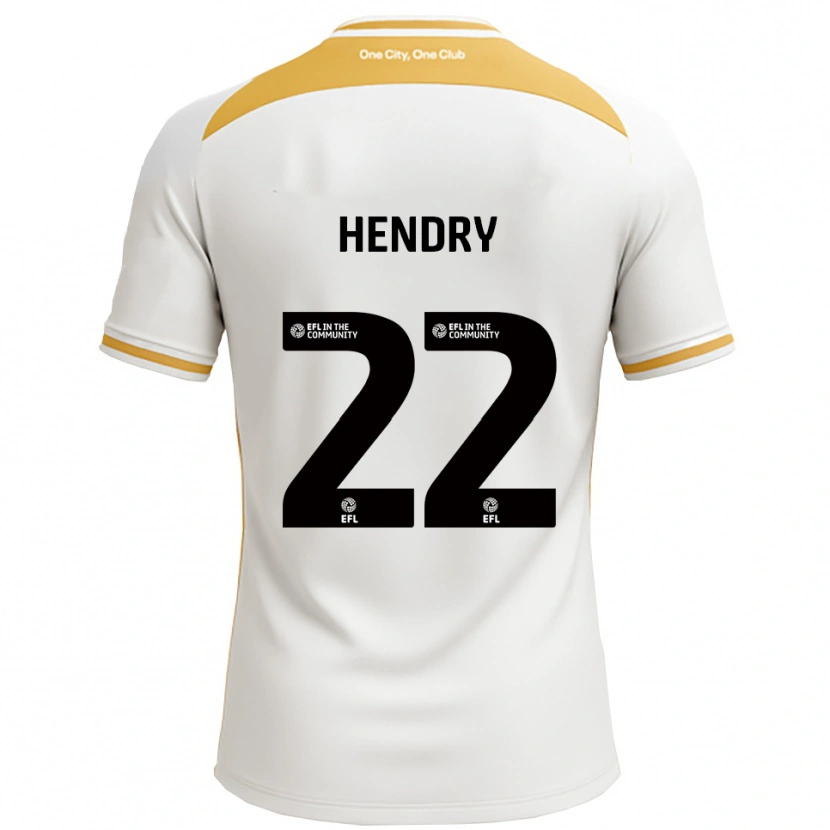 Danxen Damen Callum Hendry #22 Weiß Gold Heimtrikot Trikot 2025/26 T-Shirt Schweiz