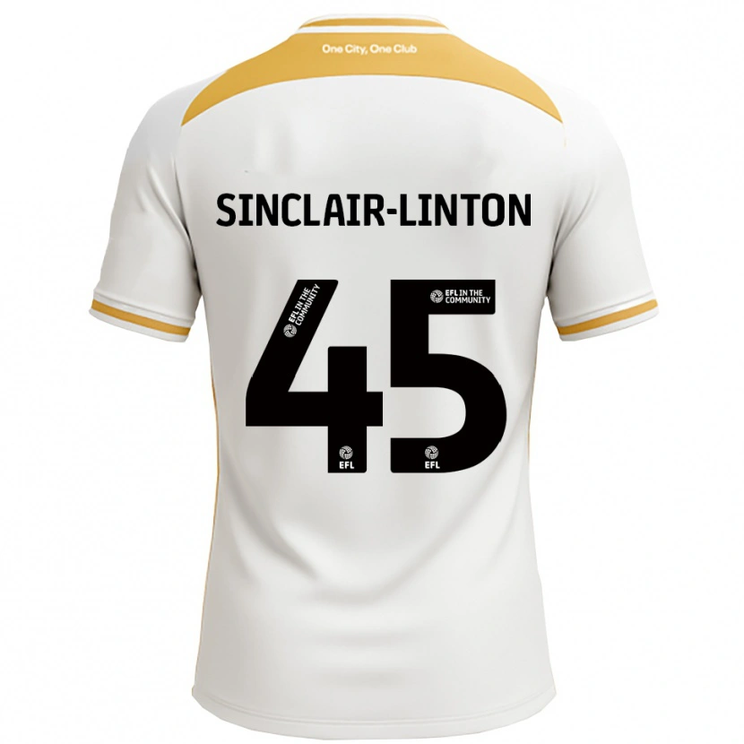 Danxen Damen Kobe Sinclair-Linton #45 Weiß Gold Heimtrikot Trikot 2025/26 T-Shirt Schweiz