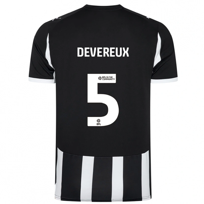 Danxen Damen Frankie Devereux #5 Schwarz Weiß Heimtrikot Trikot 2025/26 T-Shirt Schweiz