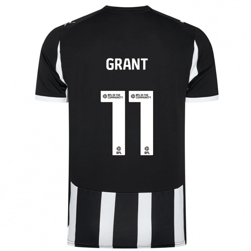Danxen Damen Conor Grant #11 Schwarz Weiß Heimtrikot Trikot 2025/26 T-Shirt Schweiz
