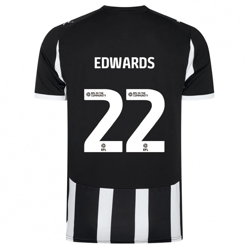 Danxen Damen Curtis Edwards #22 Schwarz Weiß Heimtrikot Trikot 2025/26 T-Shirt Schweiz