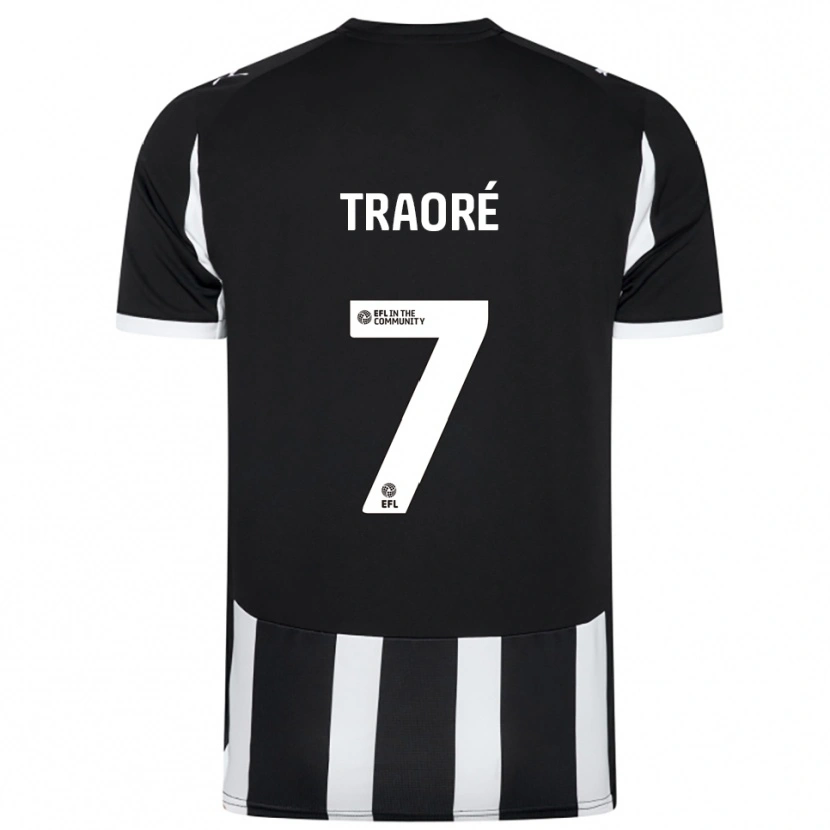 Danxen Damen Maï Traoré #7 Schwarz Weiß Heimtrikot Trikot 2025/26 T-Shirt Schweiz