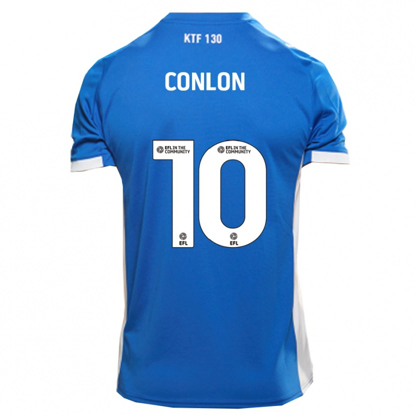 Danxen Damen Tom Conlon #10 Blau Weiß Heimtrikot Trikot 2025/26 T-Shirt Schweiz