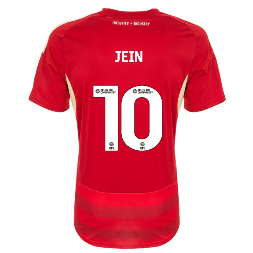 Danxen Damen Shaunna Jein #10 Rot Weiß Heimtrikot Trikot 2025/26 T-Shirt Schweiz