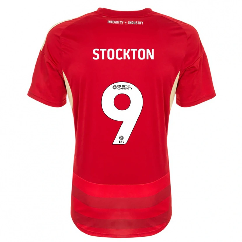 Danxen Damen Cole Stockton #9 Rot Weiß Heimtrikot Trikot 2025/26 T-Shirt Schweiz