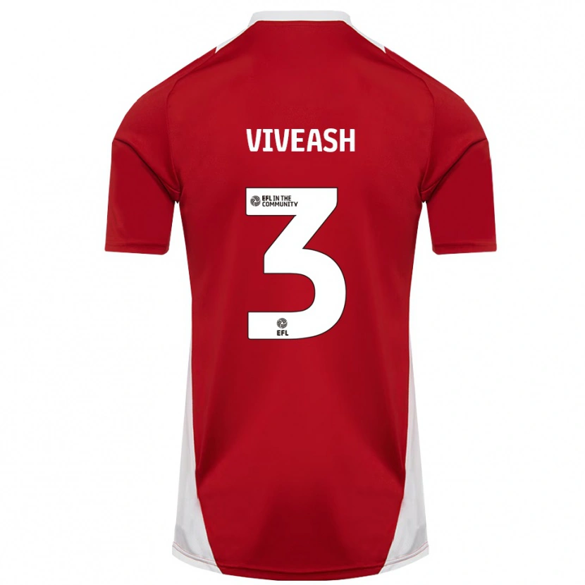 Danxen Damen Gipsy Viveash #3 Rot Weiß Gold Heimtrikot Trikot 2025/26 T-Shirt Schweiz