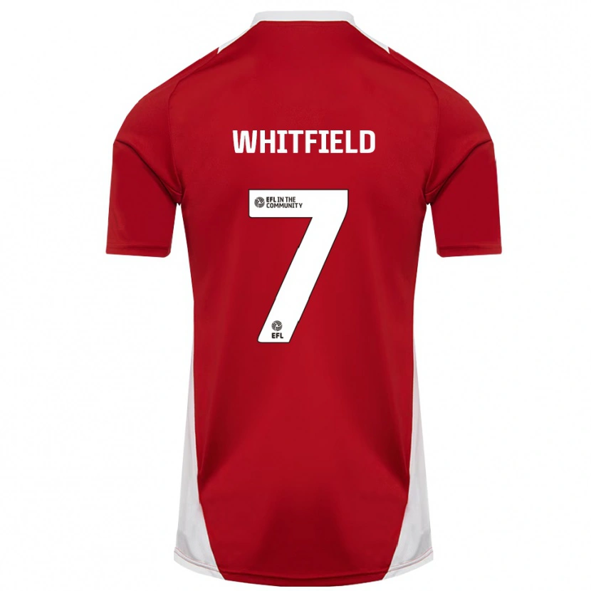 Danxen Damen Max Whitfield #7 Rot Weiß Gold Heimtrikot Trikot 2025/26 T-Shirt Schweiz
