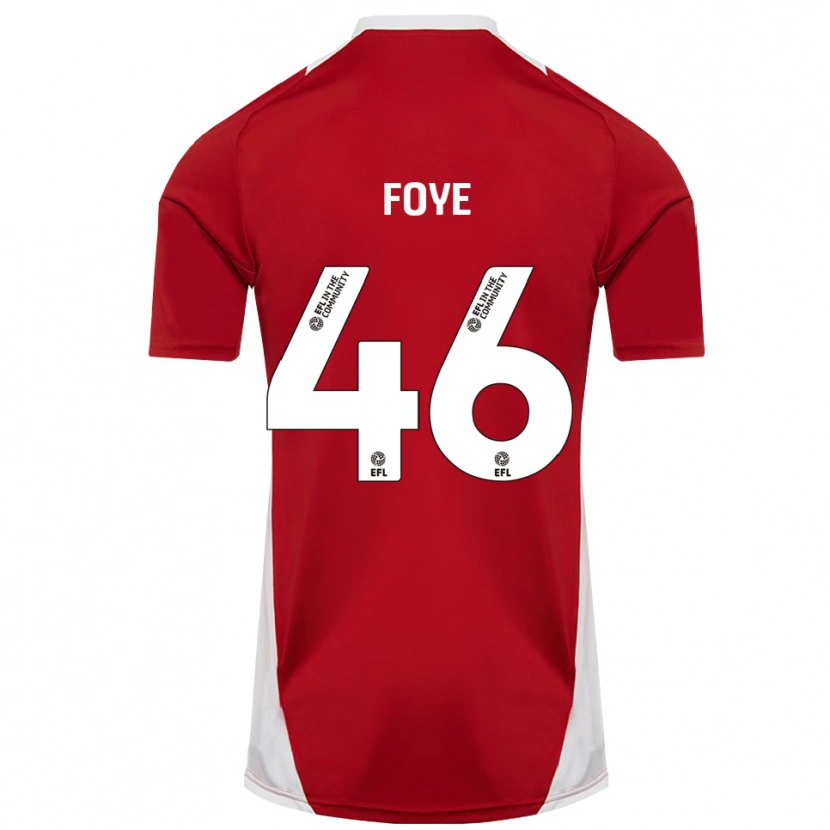 Danxen Damen Owen Foye #46 Rot Weiß Gold Heimtrikot Trikot 2025/26 T-Shirt Schweiz