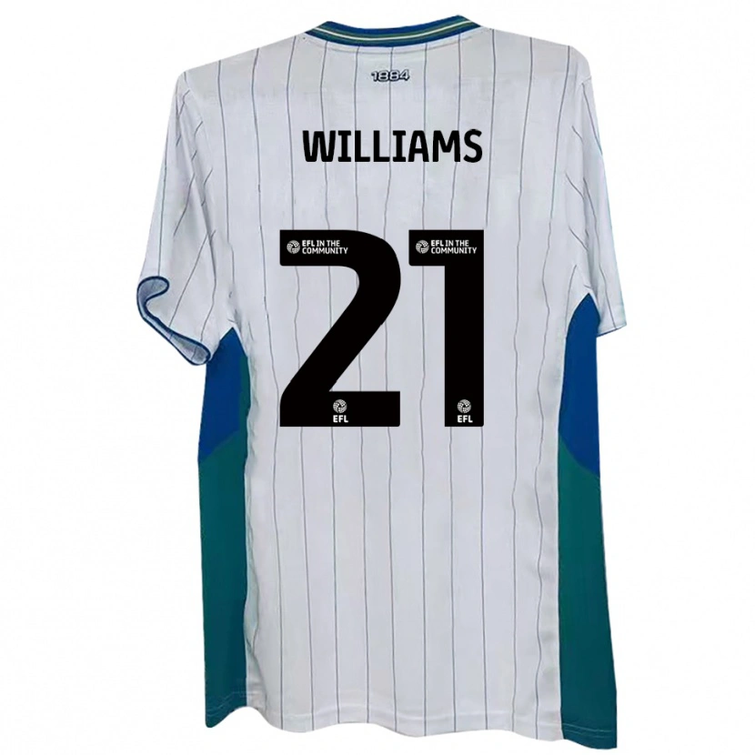 Danxen Damen Josh Williams #21 Weiß Grün Blau Heimtrikot Trikot 2025/26 T-Shirt Schweiz